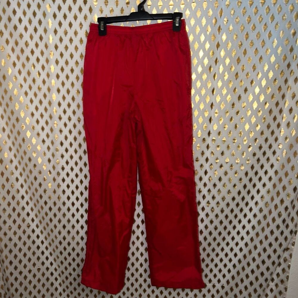 Charles River apparel red pacer waterproof pant Windbreaker vintage snow rain pa